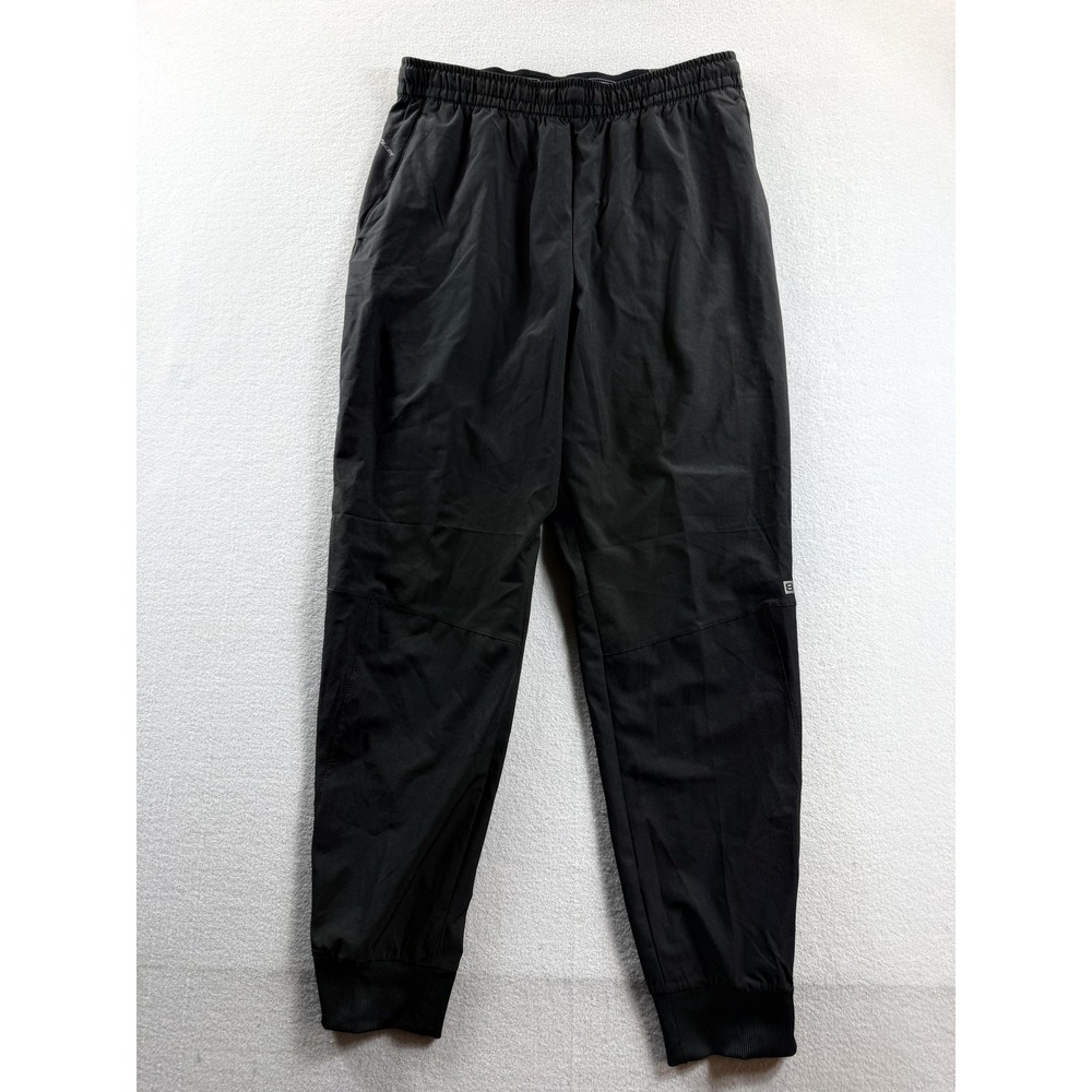 Layer 8 Pants Mens Medium Black QWICK-DRY Jogger Stretch Elastic Waist